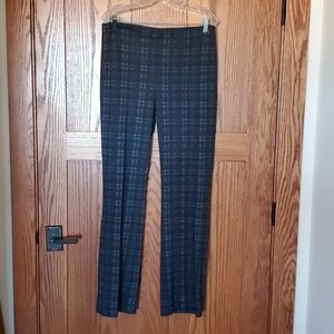 Blue, Black, gray, with yellow accent dress pants